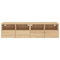 vidaXL TV nástenné skrinky 2 ks dub sonoma 60x30x30cm kompozitné drevo