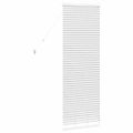 vidaXL Rímske žalúzie Biela 130 x 45 cm Hliník