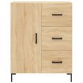 vidaXL Vysoká skrinka dub sonoma 69,5x34x180 cm spracované drevo