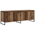 vidaXL TV skrinka 140 x 36 x 49.5 cm Staré drevo Kompozitné drevo