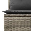 vidaXL Súprava záhradných pohoviek 13 ks Sivá polyratan