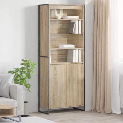 vidaXL Vysoké skrinky Sonoma 79 x 36 x 200 cm Kompozitné drevo