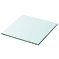 vidaXL Poličky 2 ks panel z priehľadného skla 30x30 cm