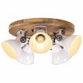 vidaXL Závesná lampa 25 W biela 50x50x25 cm E27