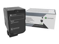Vysoká výťažnosť - čierna - originálna - kazeta s farbivom LCCP - pre Lexmark CS720de, CS720dte, CS725de, CS725dte
