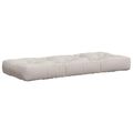 vidaXL Vankúš na paletu VIANEN 100% polyester Biela 120 x 40 x 12 cm