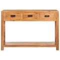 vidaXL Konzolový stolík 110x40x76 cm, akáciový masív s medovým náterom