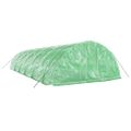 vidaXL Fóliovník s oceľovým rámom zelený 60 m² 12x5x2,3 m