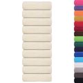 vidaXL Utierky na umývanie FROGN 10 ks krémové 30x30 cm 360 g/m²