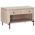 vidaXL Lavička na topánky so zásuvkou s poličkou 85 x 37 x 48 cm