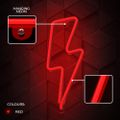 Neon LED svetlo BOLT červený Bat + USB FLNE06 Forever Light