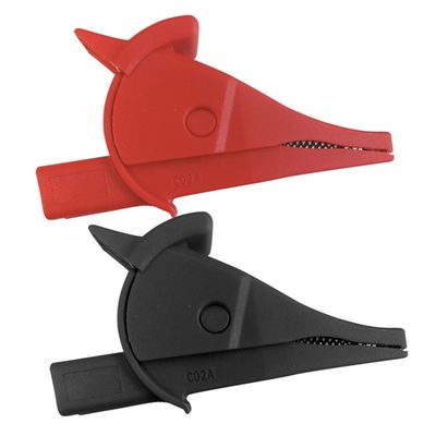 Krokosvorka UNI-T C02A sada-červená+čierna L=80mm CAT III 1000V/CAT IV 600V