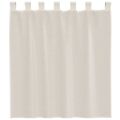 vidaXL voálové závesy s vrchnou časťou, 2 ks, krémové