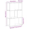 vidaXL Zostava TV skriniek 60 x 24 x 94,5 cm Hnedá Kompozitné drevo