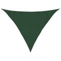 vidaXL Tieniaca plachta 160 g/m² tmavozelená 3,5x3,5x4,9 m HDPE