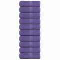 vidaXL Utierky na umývanie FROGN 10 ks fialové 30x30 cm 360 g/m²