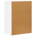 vidaXL Servírovacia skriňa ELST Biela 59 x 35 x 80.5 cm