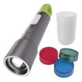 LED nabíjacie ručné kovové svietidlo, 600 lm, 1 200 mAh