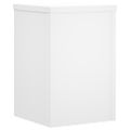 vidaXL Stojany na rastliny 2 ks biele 25x25x35 cm kompozitné drevo