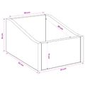 vidaXL Box na LP platne 2 ks Dub sonoma 23 x 33 x 16 cm
