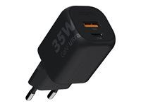 Sieťový adaptér - GaN2 Ultra - 35 Watt - PD, QC 3.0 - 2 výstupné konektory (USB-C, USB) - čierna
