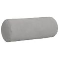 vidaXL Podložkové vankúše 2 pcs Svetlosivá Ø 15 x 40 cm Mikrovlákno