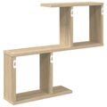 vidaXL Stenná polica Dub sonoma 60 x 12 x 50,5 cm Kompozitné drevo