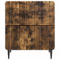 vidaXL Nočný stolík 2 ks Dymový dub 43 x 34,5 x 49,5 cm