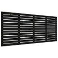 vidaXL Nástenné čelo postele čierne 156x3x91,5 cm masívna borovica