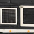 vidaXL Králikáreň sivo-biela 140x63x120 cm jedľové drevo