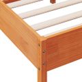 vidaXL Posteľ bez matraca voskovo hnedá 75x190 cm masívna borovica