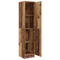 vidaXL Highboard Staré drevo 35 x 39 x 168 cm
