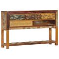 vidaXL Komoda 120x30x75 cm, recyklovaný masív