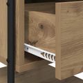 vidaXL Nočný stolík Dub artisan Kompozitné drevo