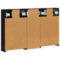 vidaXL Set kabinetov do kúpeľne 3 ks 80 x 10,5 x 50 cm