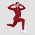 Dámske legíny Ignite Dark Red - GymBeam, veľkosť M, veľkosť oblečenia M