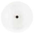 vidaXL Industriálna závesná lampa 25 W biela 42 cm okrúhla E27