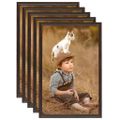 vidaXL Fotorámiky na stenu, koláž 5 ks, čierne 70x90 cm, MDF