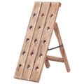 vidaXL Stojan na víno na 15 fliaš 26x50x70 cm mahagónový masív