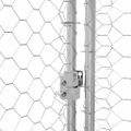 vidaXL Psí kennel 4 ks Strieborná 8 x 2 x 2 m Pozinkovaná oceľ