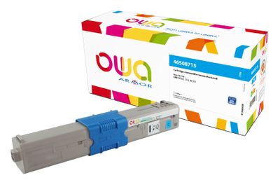 OWA Armor toner kompatibilný s OKI 46508715, 1500st, modrá/cyan