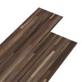 vidaXL Nesamolepiace podlahové dosky, PVC 5,26 m² 2 mm, hnedé pruhy