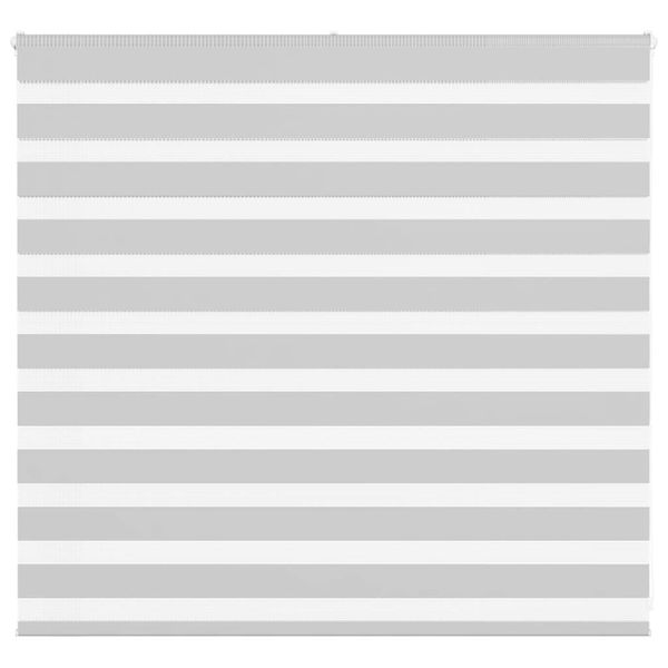 vidaXL Zebra roleta svetlosivá 155x100cm šírka látky 150,9cm polyester