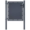 vidaXL Záhradná brána z ocele 100x100 cm antracitová