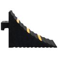 vidaXL Zakladacie kliny 2 ks 29x16x19 cm guma