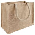 vidaXL Jutové tašky 10 Prírodná 26 x 22 x 14 cm 100% Tossa juta