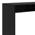 vidaXL Barový stôl 102 x 50 x 103,5 cm Kompozitné drevo Čierny dub