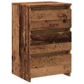 vidaXL Nočná skrinka Old Wood 40x35x62,5 cm Engineered Wood