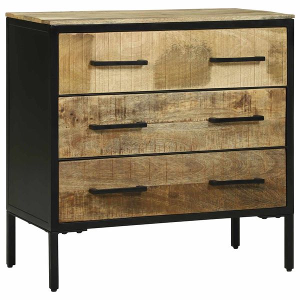 vidaXL Servírovacia skriňa so zásuvkou 70 x 35 x 70 cm Mangový masív