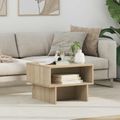 vidaXL Konferenčný stolík Sonoma dub 48 x 46 x 35 cm Kompozitné drevo